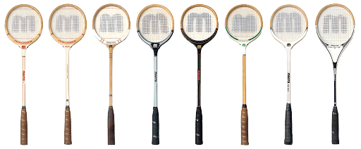 Evolution of Squash Rackets